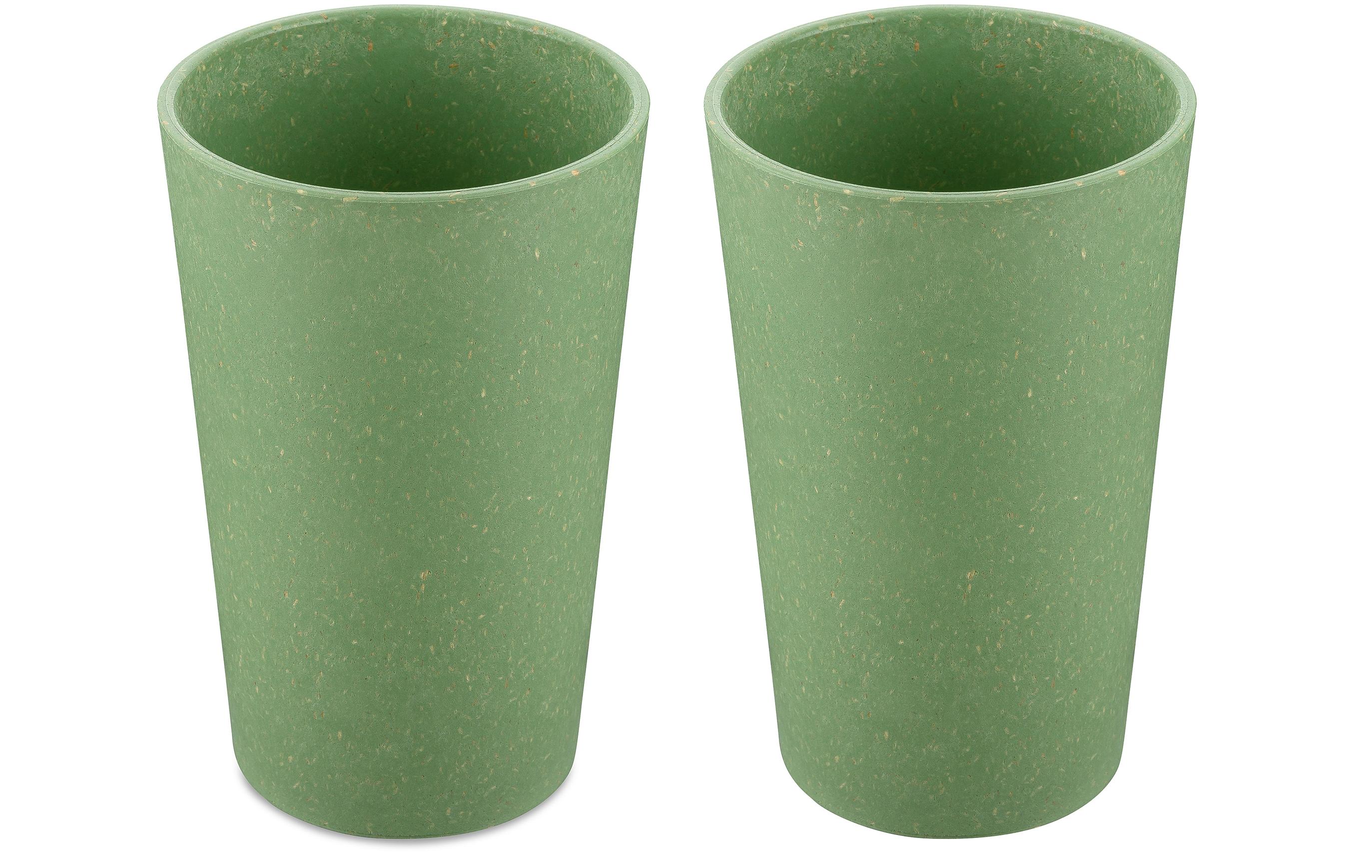 Trinkbecher Connect L 350 ml, 2 Stück, GrünBecher aus Bio Kunststoff