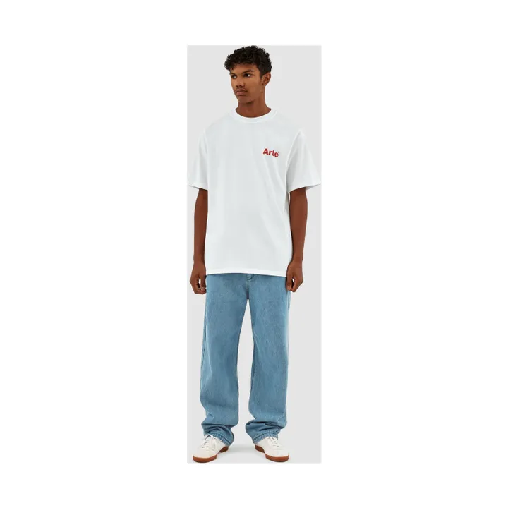 Arte Antwerp T-shirt Arte Back Leaves | Blanc