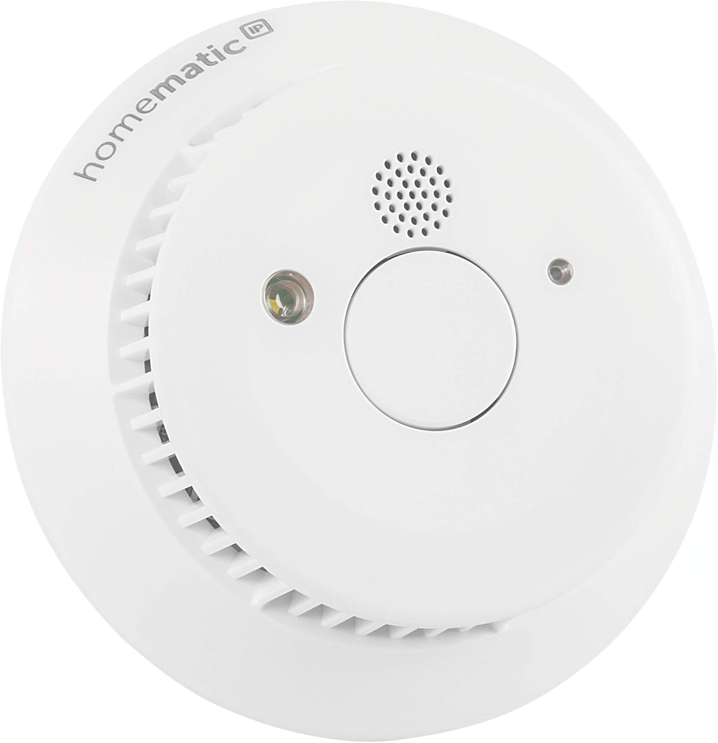 Homematic IP Smart Home 5er-Set Rauchwarnmelder mit Q-Label, Rauchmelder alarmiert lokal über die Sirene und per Push-Benachrichtigung in der Smartphone-App, integrierte LED-Notbeleuchtung