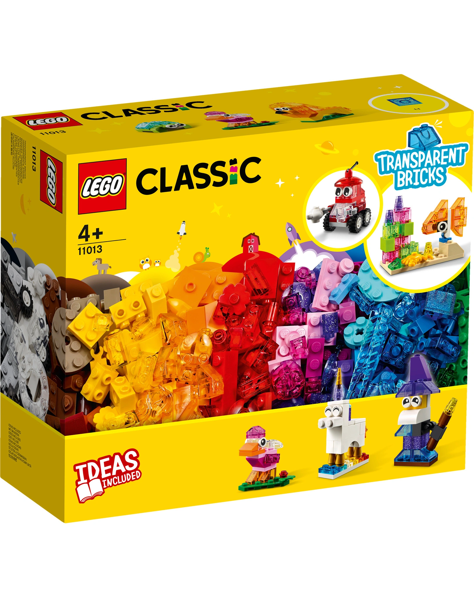 LEGO® 11013 Classic Kreativ-Bauset mit durchsichtigen Steinen