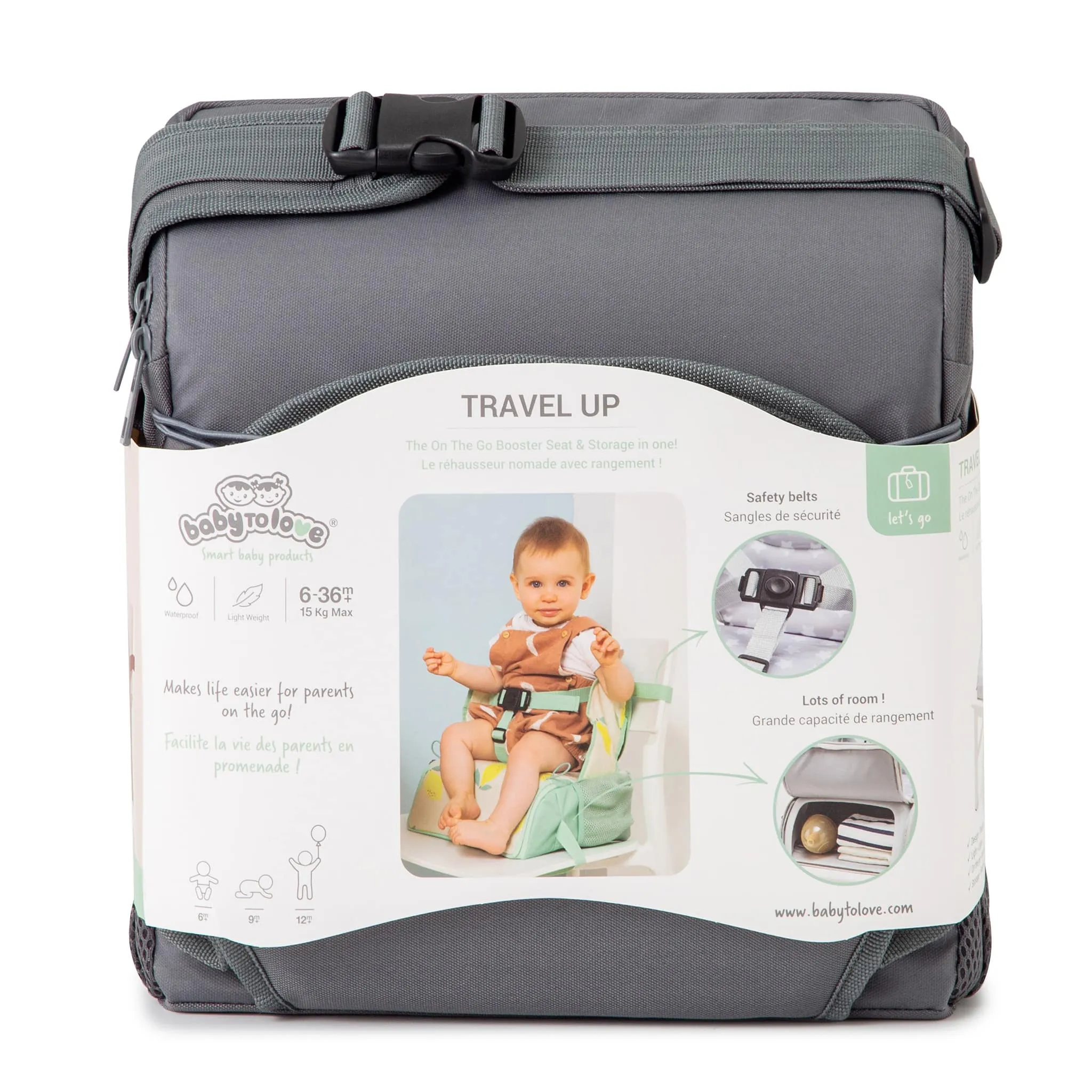 Baby to Love Siège d'Appoint Travel Up - Anthracite