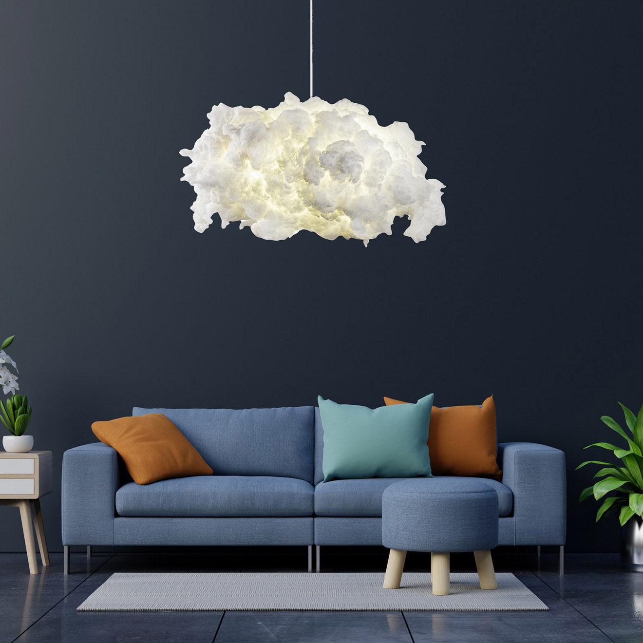 Opviq Suspension Serenity blanche - 60x80 cm