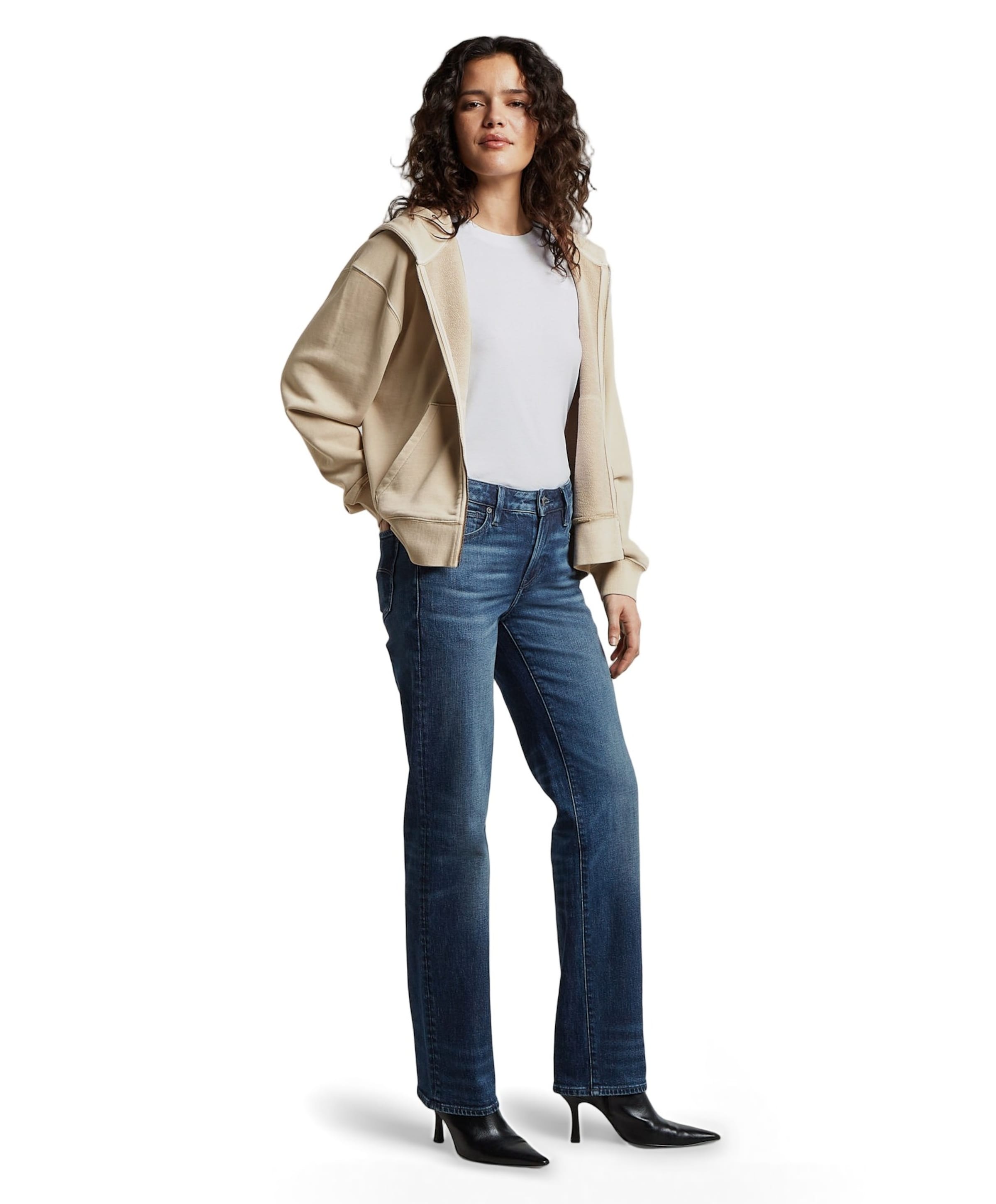 G-Star Raw G-Straight Wmn dames jeans blauw