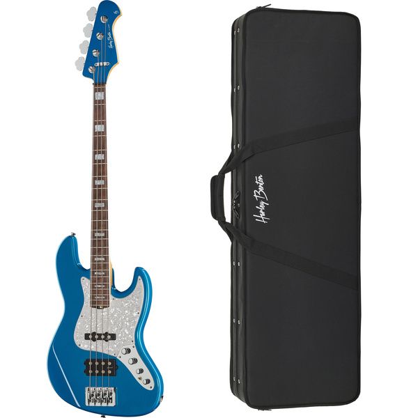 Harley Benton Enhanced MJ-4EB Lake Bl Bundle