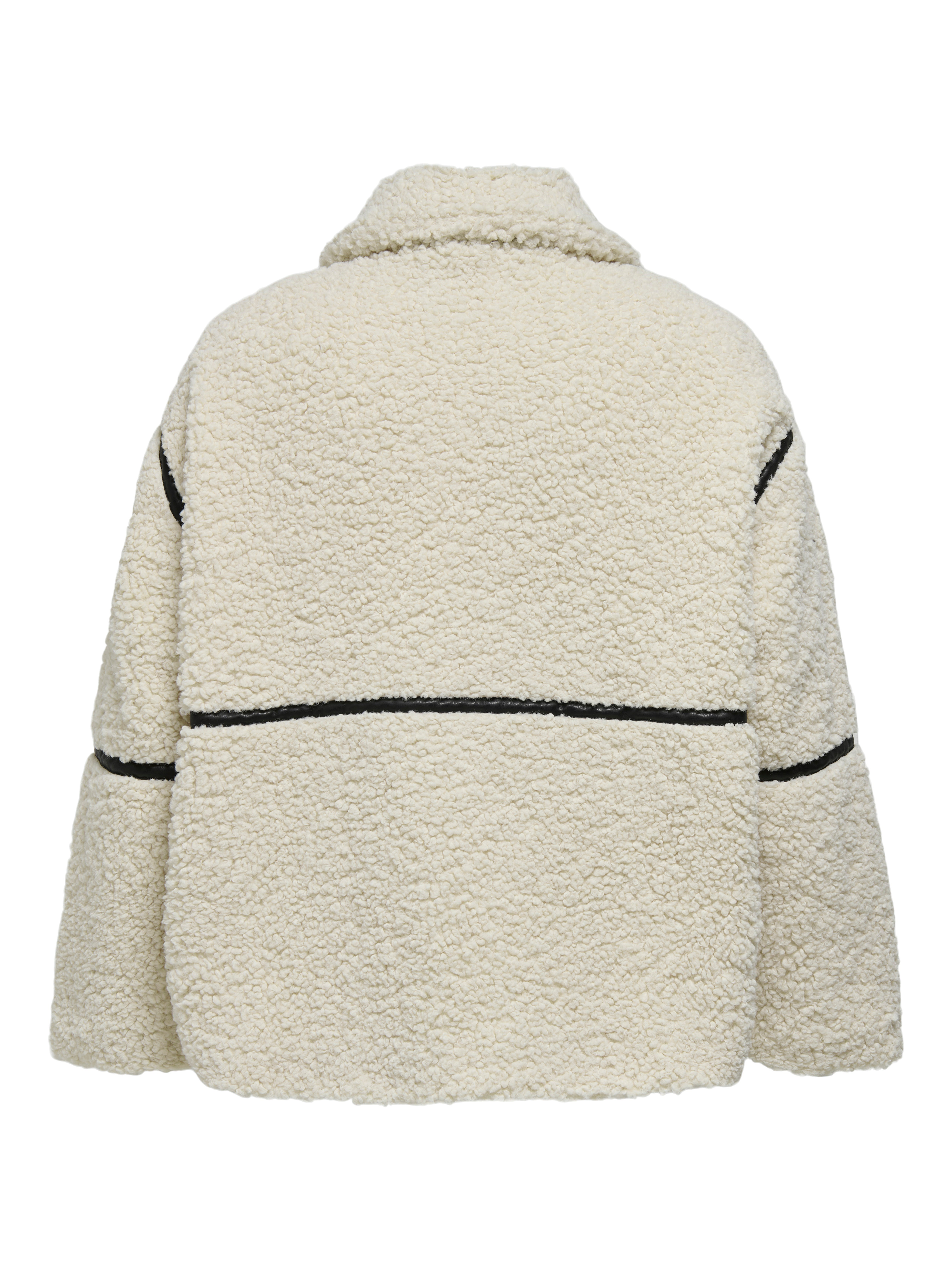 CARPARIS Teddyfell Jacke White Sand