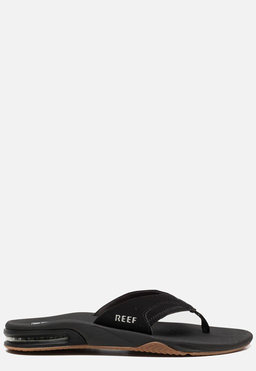 Reef Fanning Slippers zwart Synthetisch