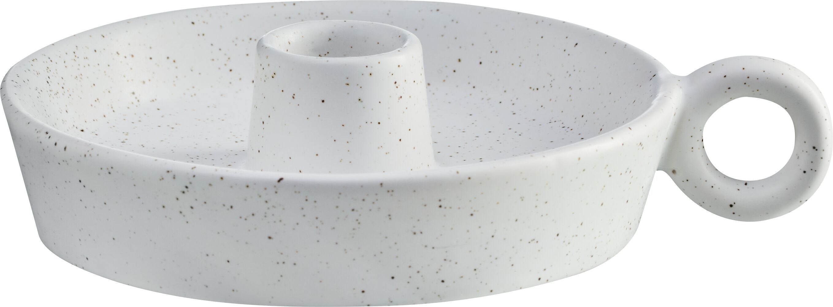 MIKE Kerzenhalter - Beige / B: 15.0 cm x T: 12.0 cm x H: 4.0 cm