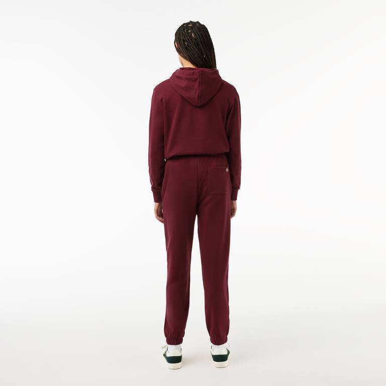 Pantalon de survêtement Jogger imprimé Lacoste Pantalons de survêtement - Rouge - Lacoste - Femme