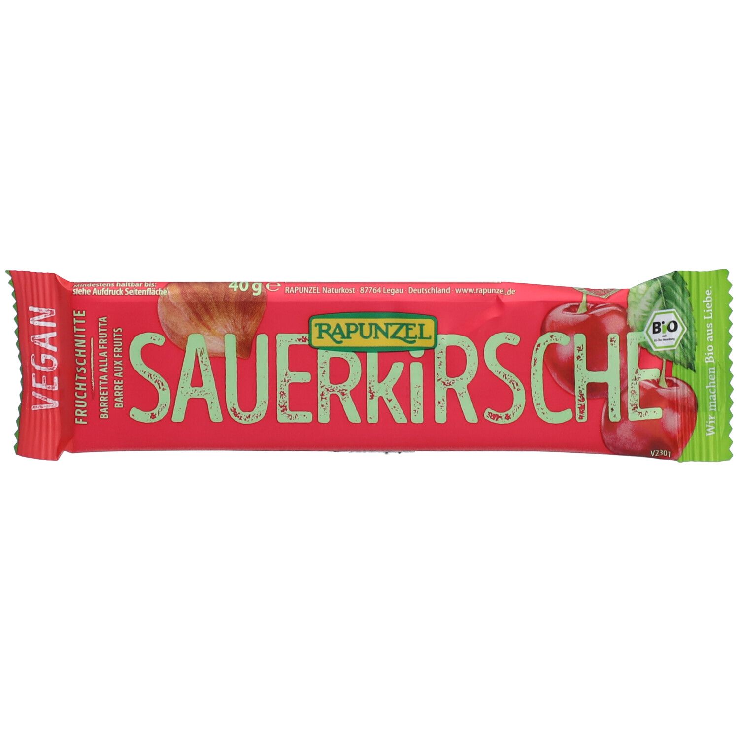 RAPUNZEL Sauerkirsche Fruchtschnitte