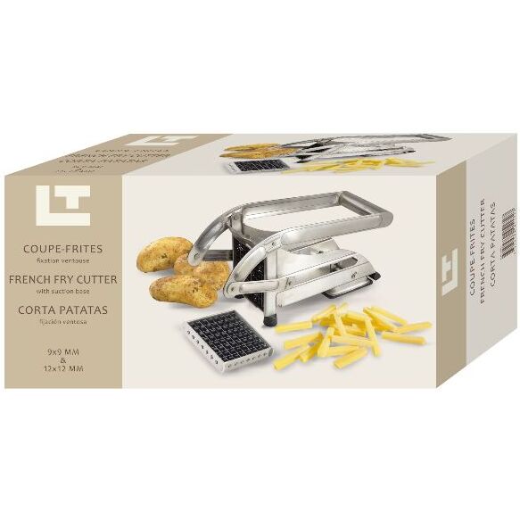Coupe-frites à 2 grilles Inox