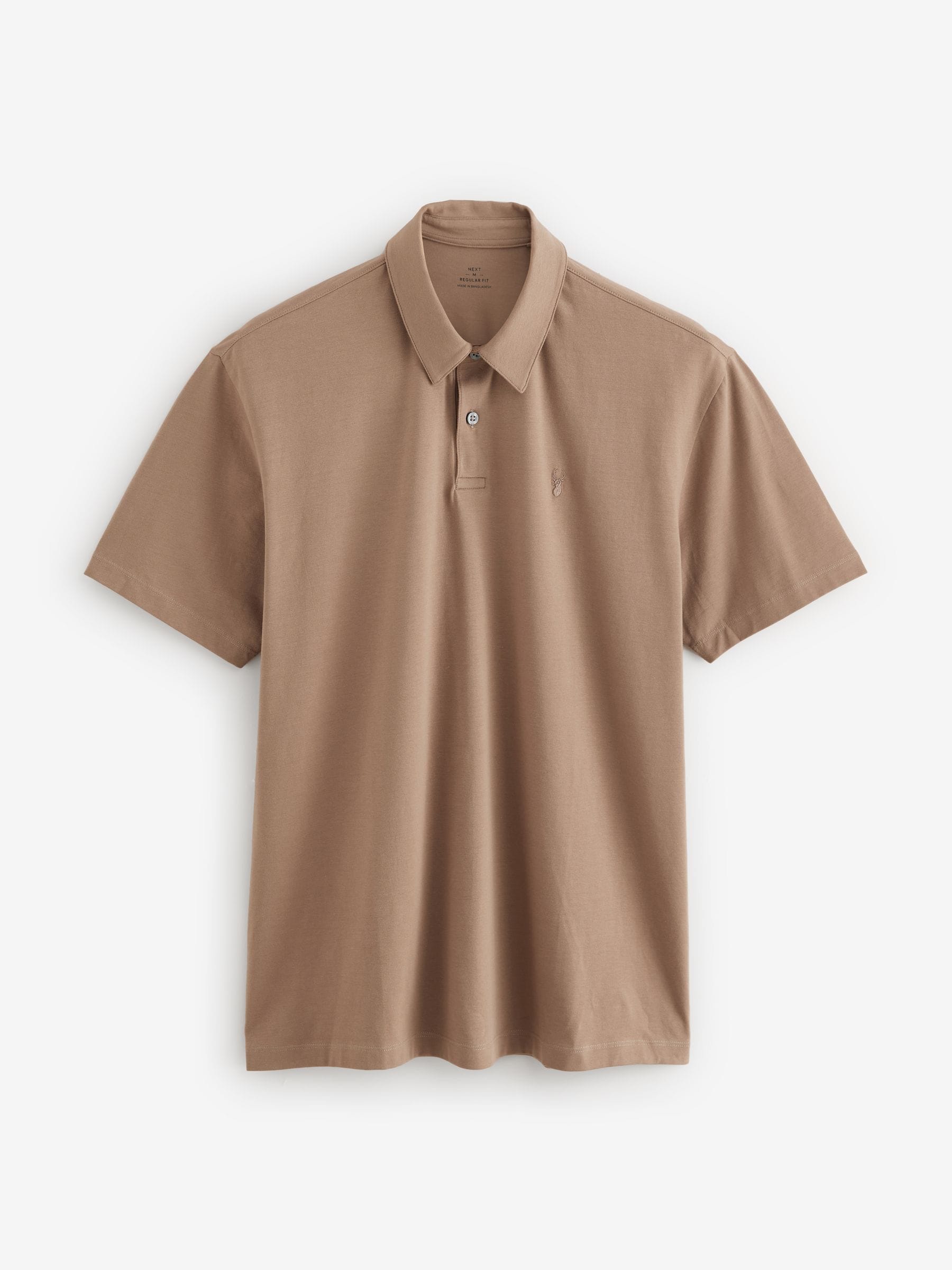 Naturel/eenkleurig - Normale Pasvorm - Set van 5 jersey poloshirts met korte mouwen