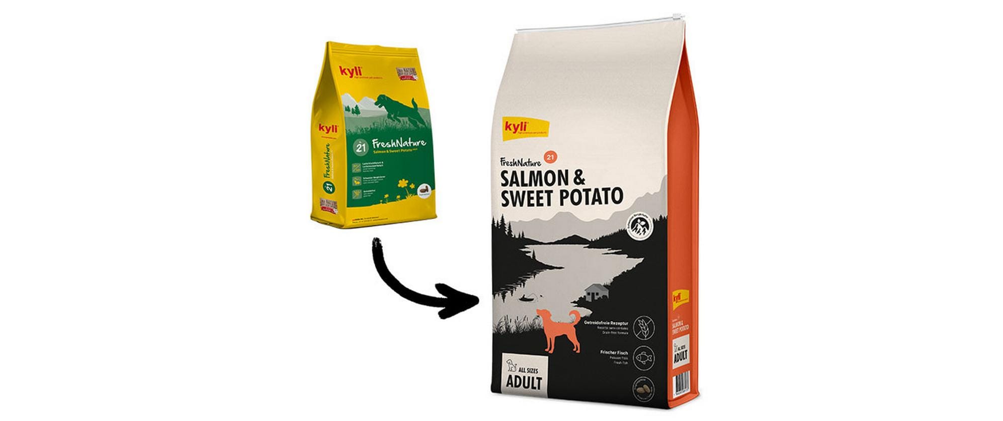 Trockenfutter FreshNature Nr. 21 Salmon, 12 kgAlleinfuttermittel für ausgewachsene Hunde