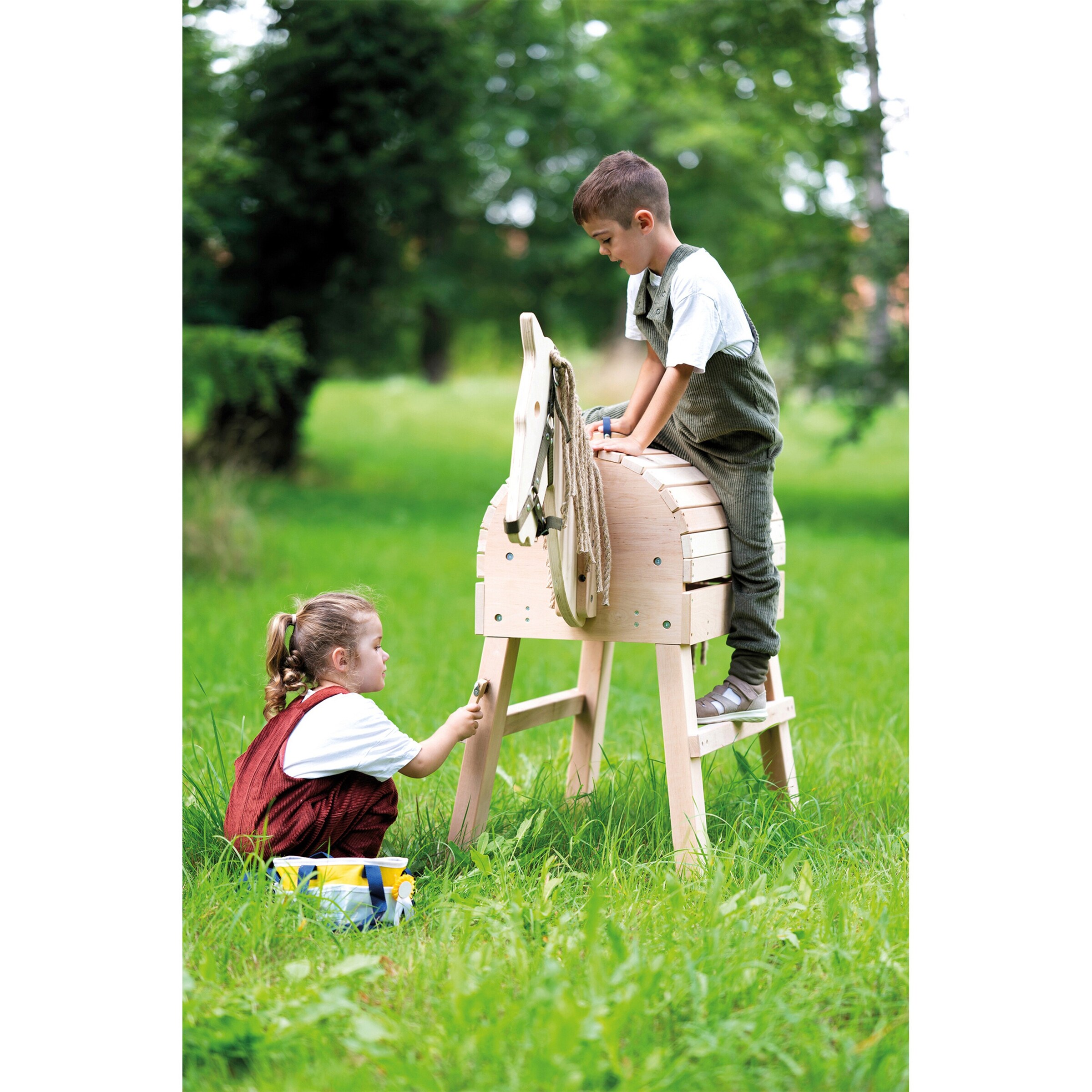 small foot Spielzeug Pferdepflege-Set mit Tasche