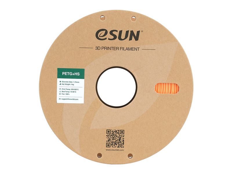eSun Filament PETG  HS Orange 1.75 mm 1 kg PETG  HS Highspeed Filament