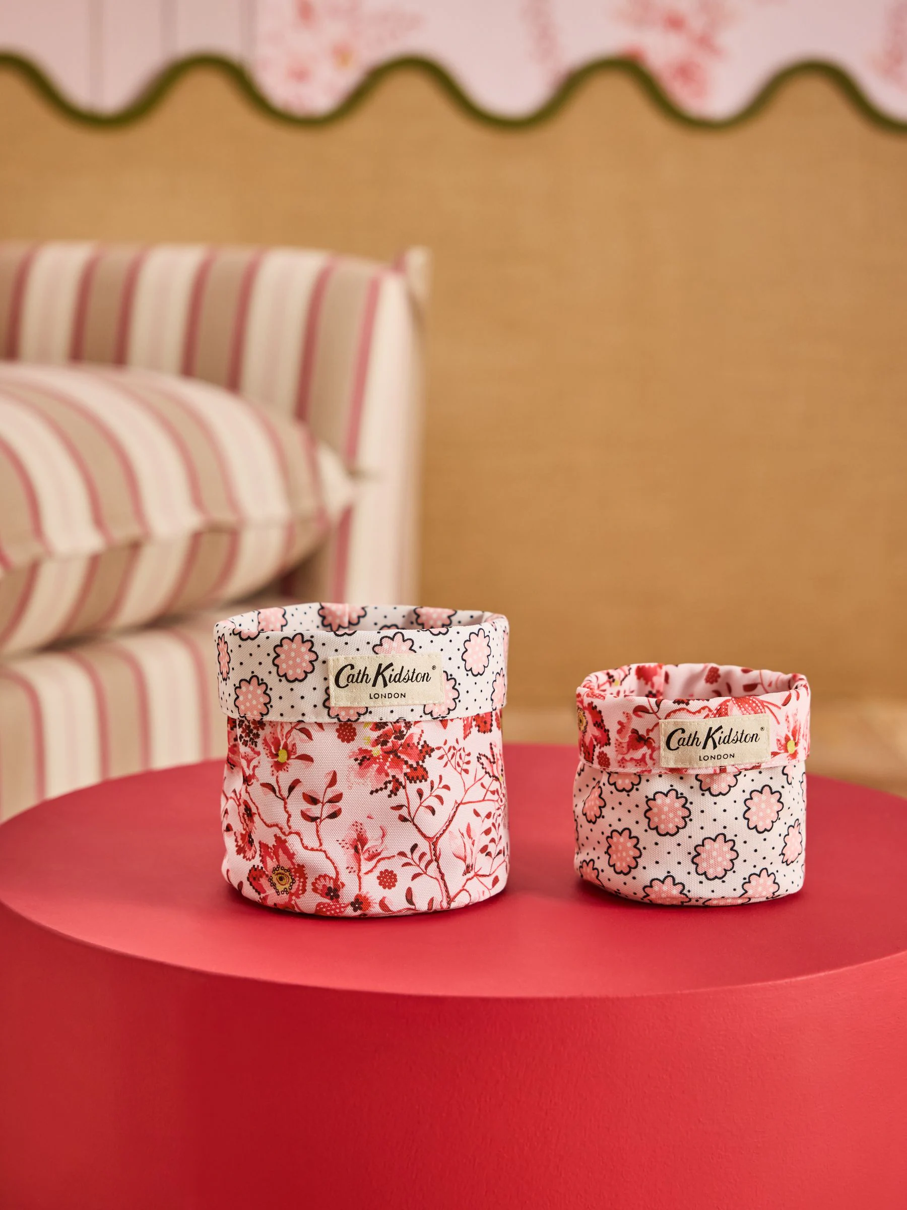 Cath Kidston set van 2 omkeerbare opbergtassen