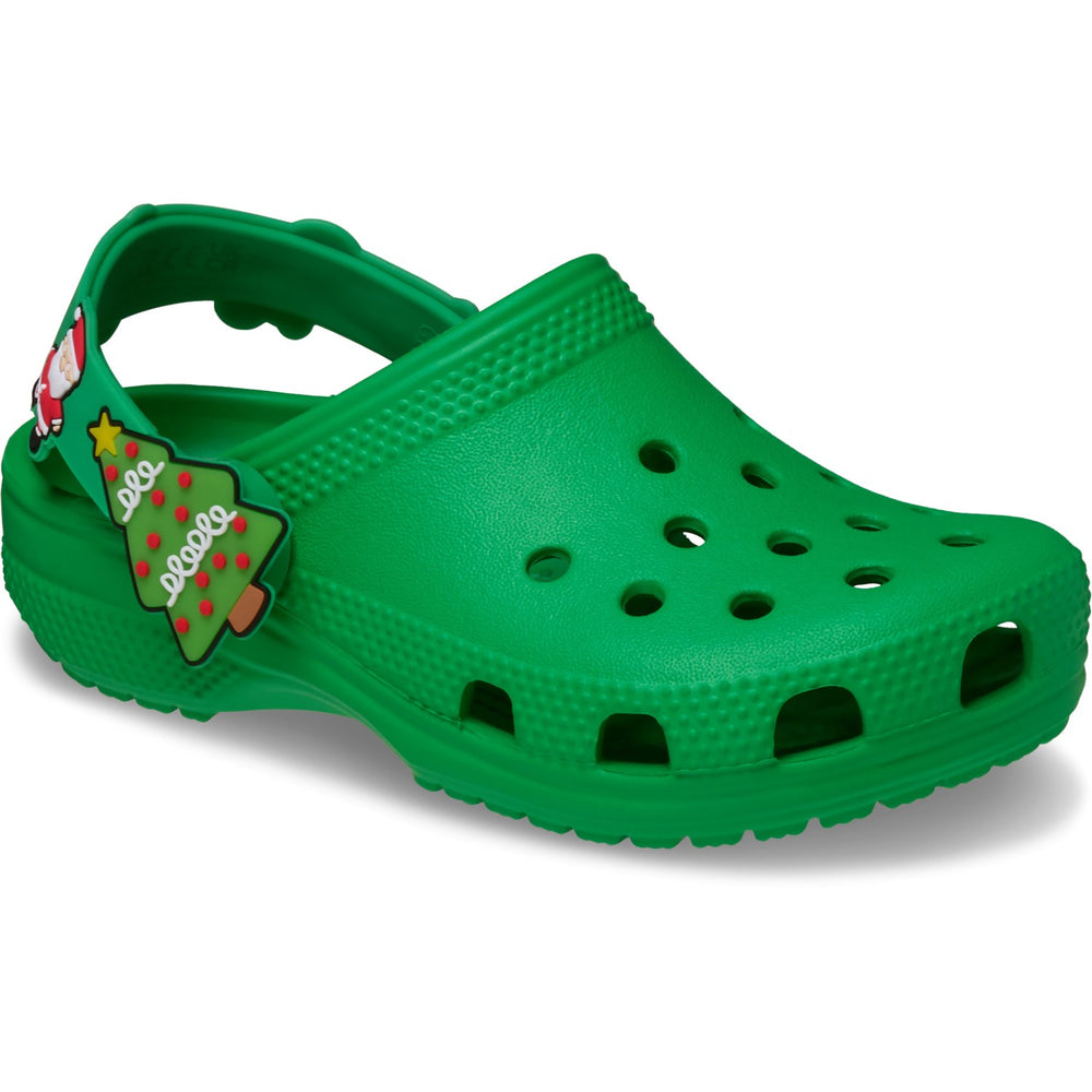 Køb Crocs Grass Green Classic Holiday Icons Lights