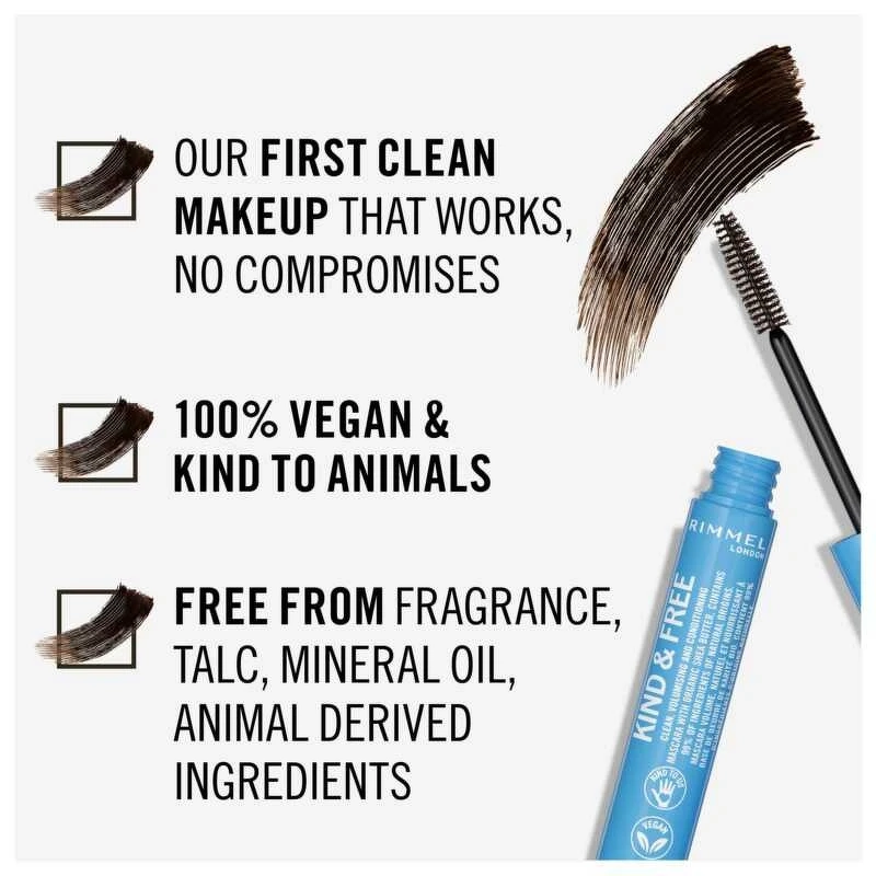 RIMMEL Kind & Free Mascara 7 ml - 002 Brown Black
