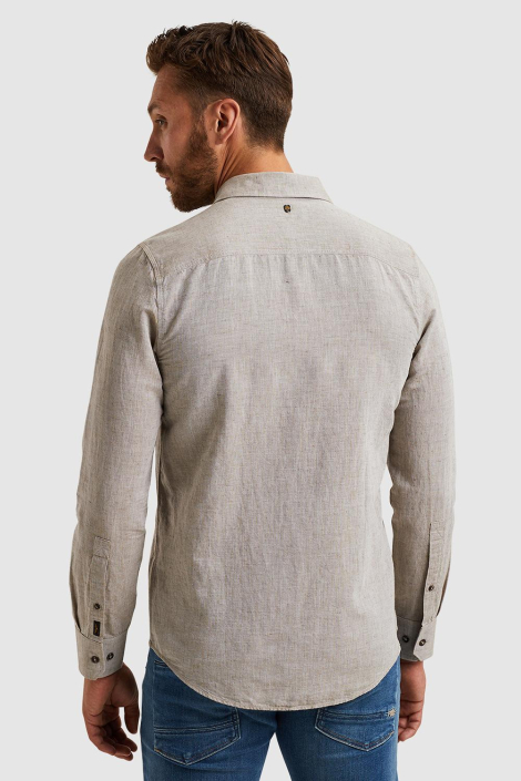 PME legend taupe heren overhemd