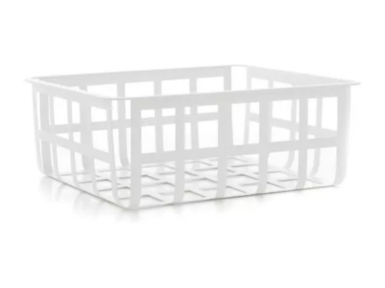Panier de rangement et décoratif en métal, taille moyenne, ZESTA