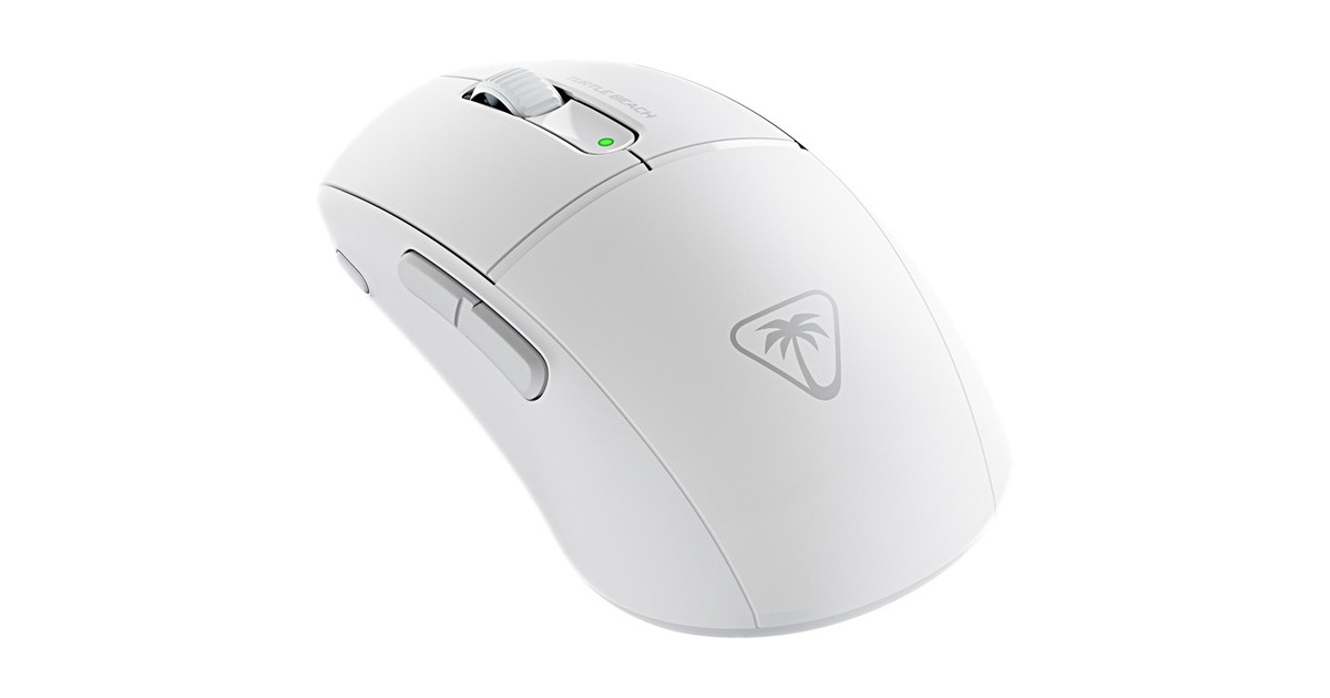 Turtle BeachBurst II Air gaming muis  (Wit, USB-C / 2,4GHz / Bluetooth, 50 - 26.000 Dpi, RGB, Tweedekans)