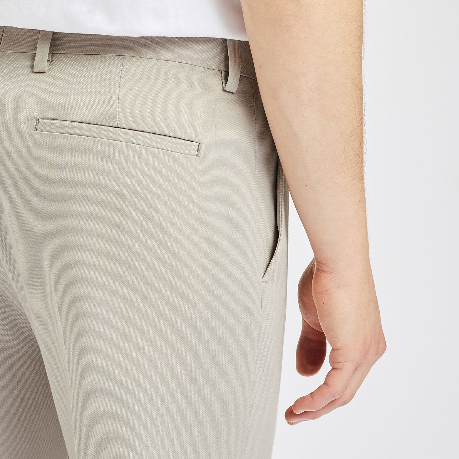 Pantalon de costume extra slim Beige