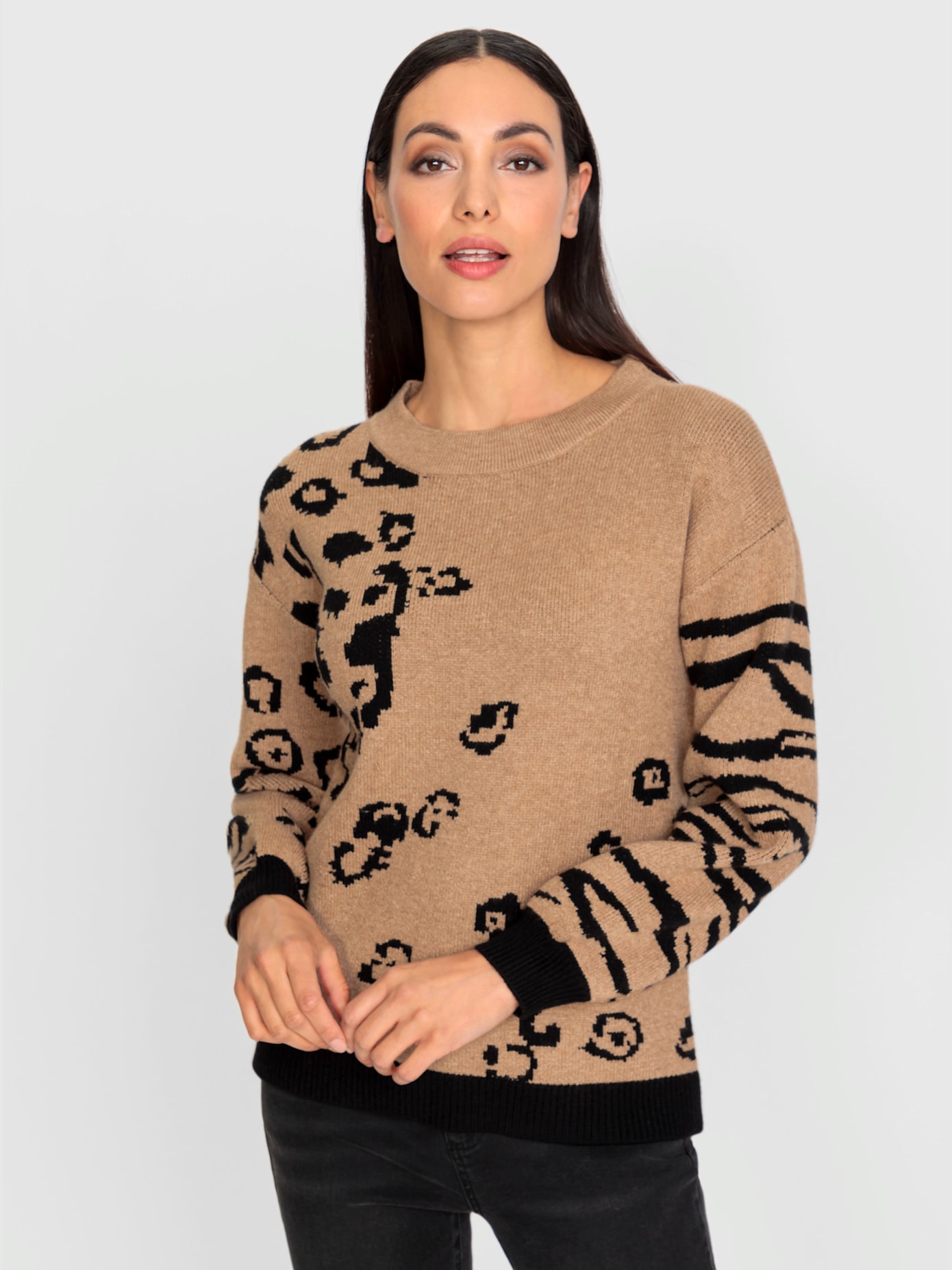 Pull superbe motif jacquard