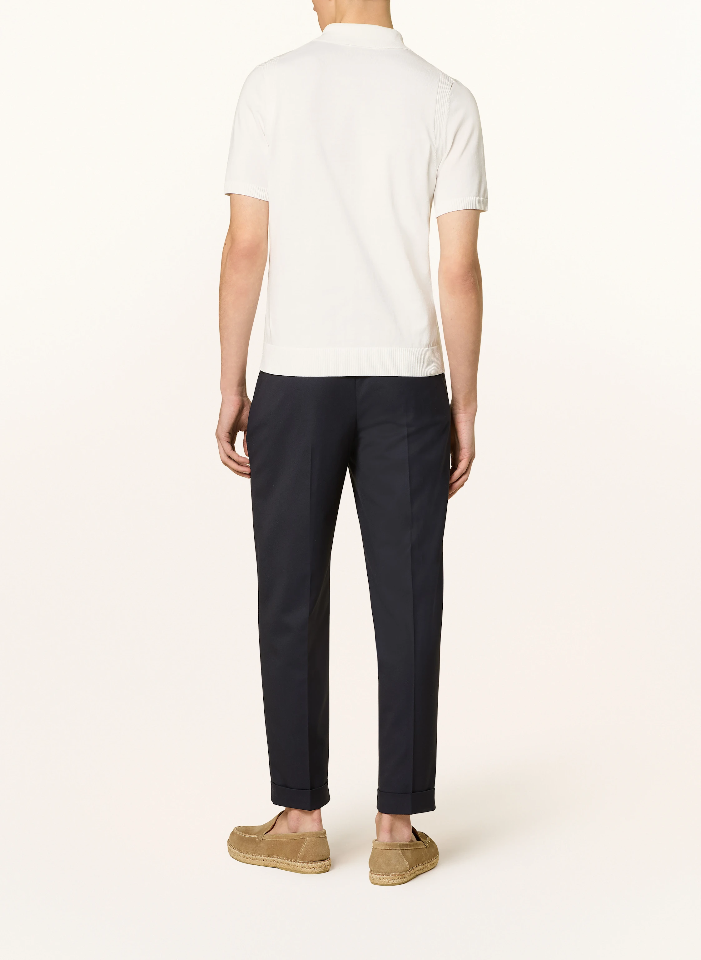 REISS Strick-Poloshirt BERKLEY