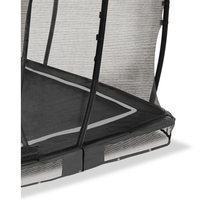 EXIT Allure Classic Bodentrampolin 214x366cm - schwarz