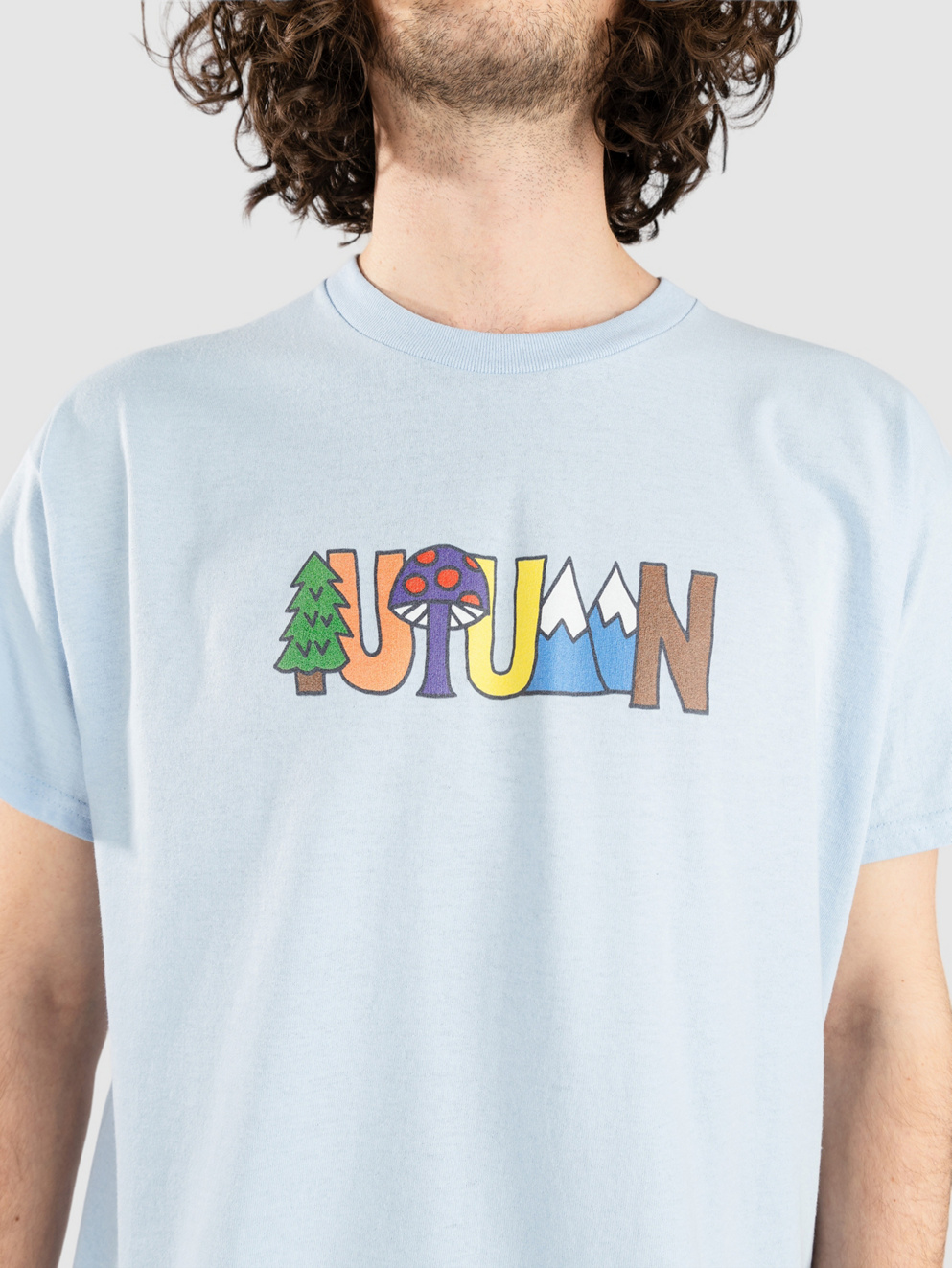Autumn Headwear Nature T-Shirt blue