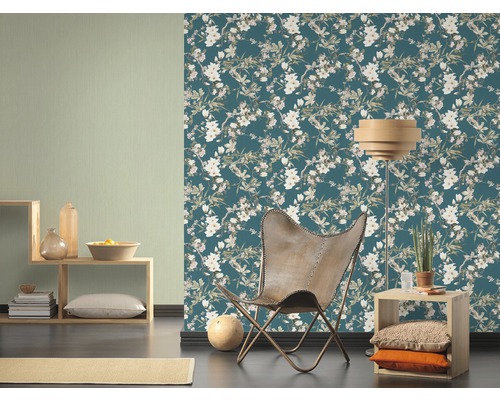 Vliesbehang 36499-7 Michalsky 3 - Dream Again Effen groene strepen