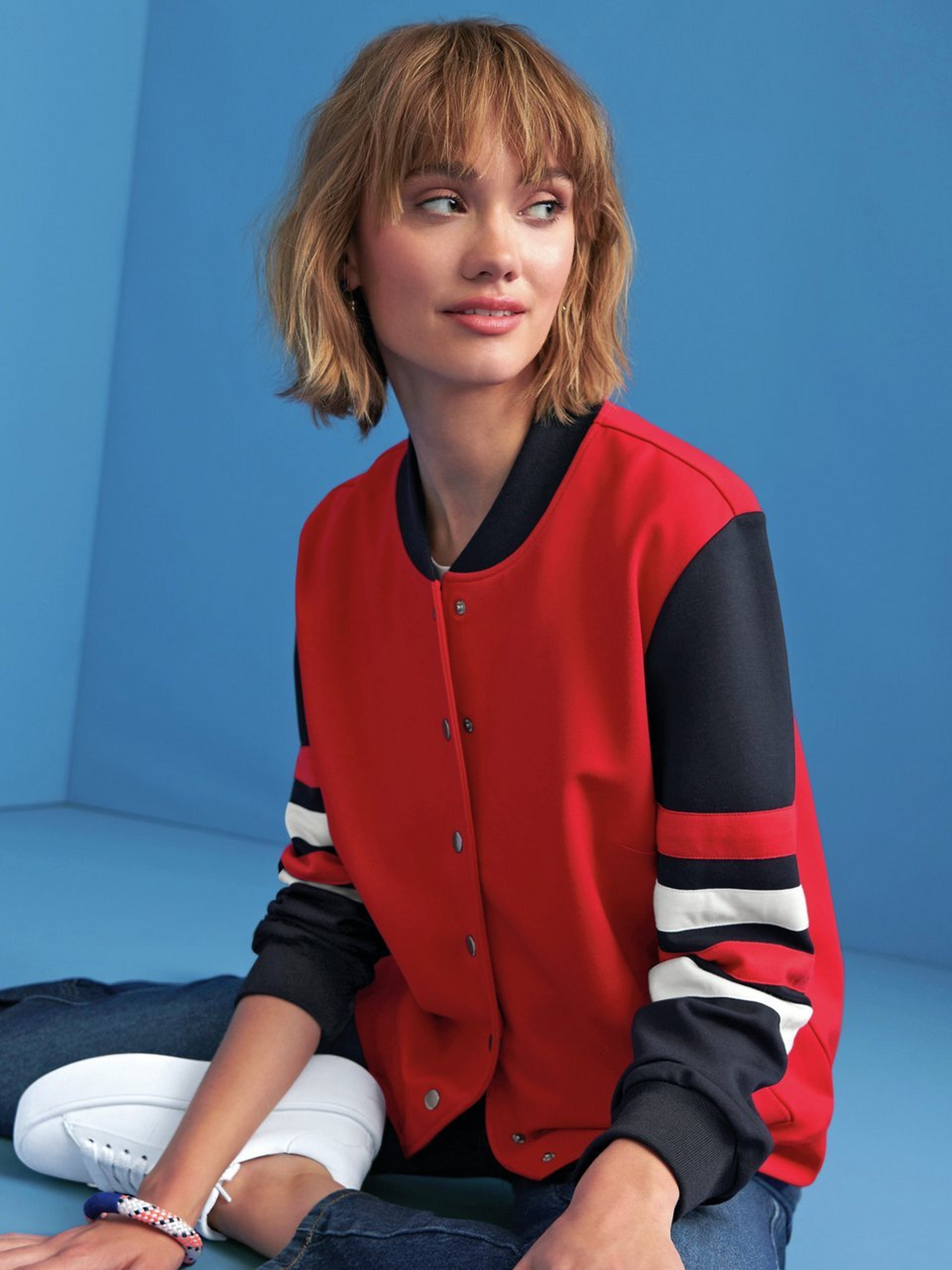 Jersey-Blouson