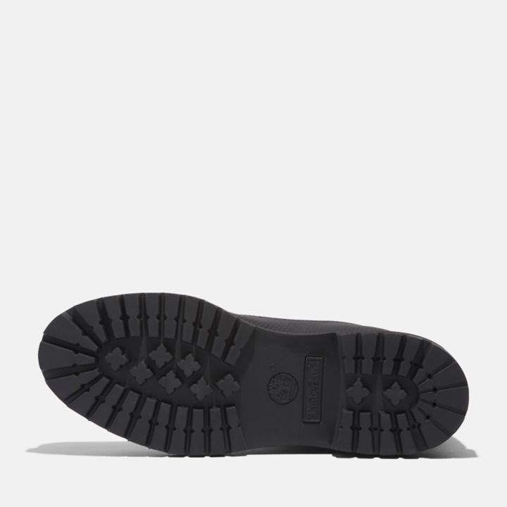 Bota Timberland Premium de 6 polegadas para homem, na cor preta.
