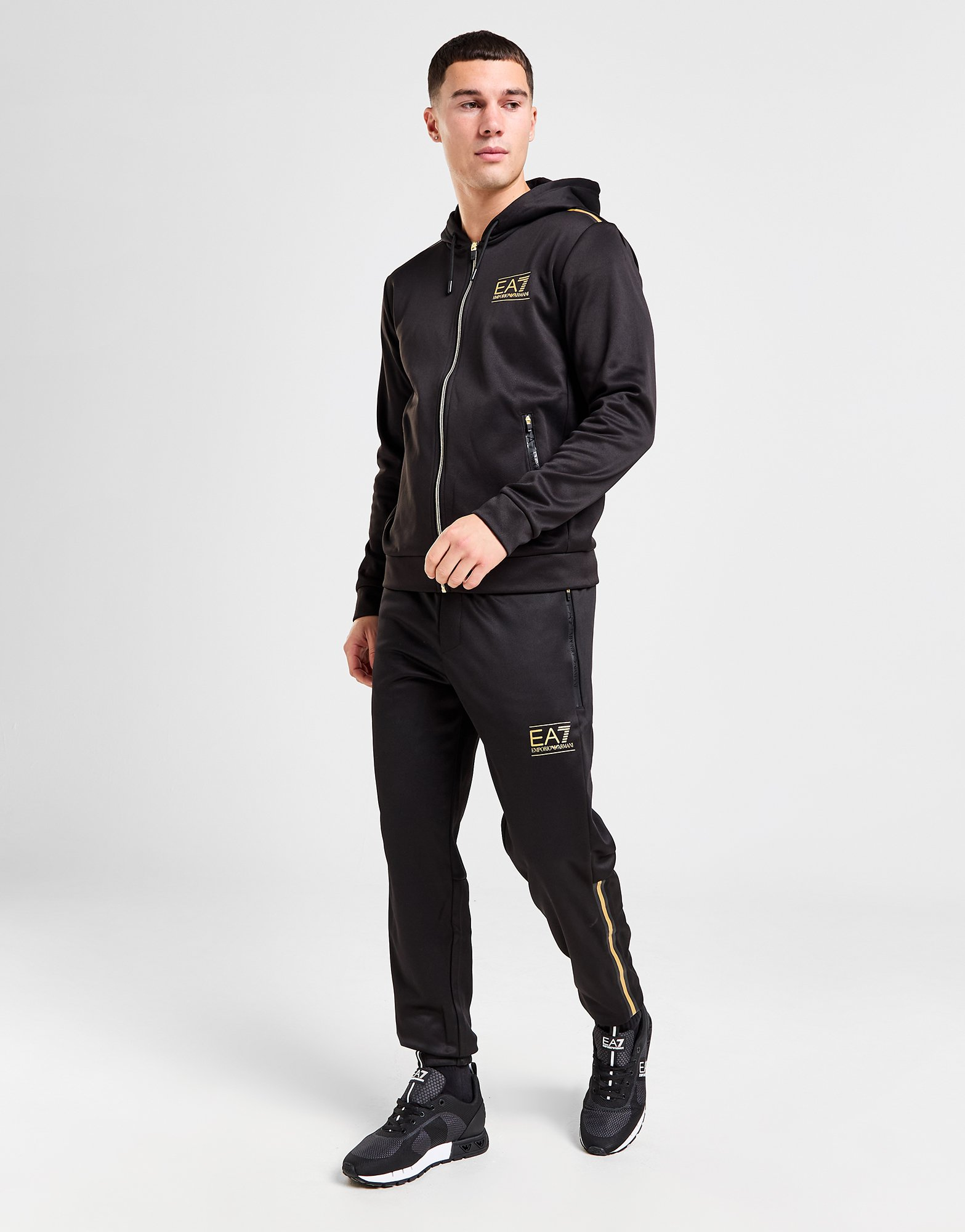 Emporio Armani EA7 Sweat à Capuche Zippé Homme