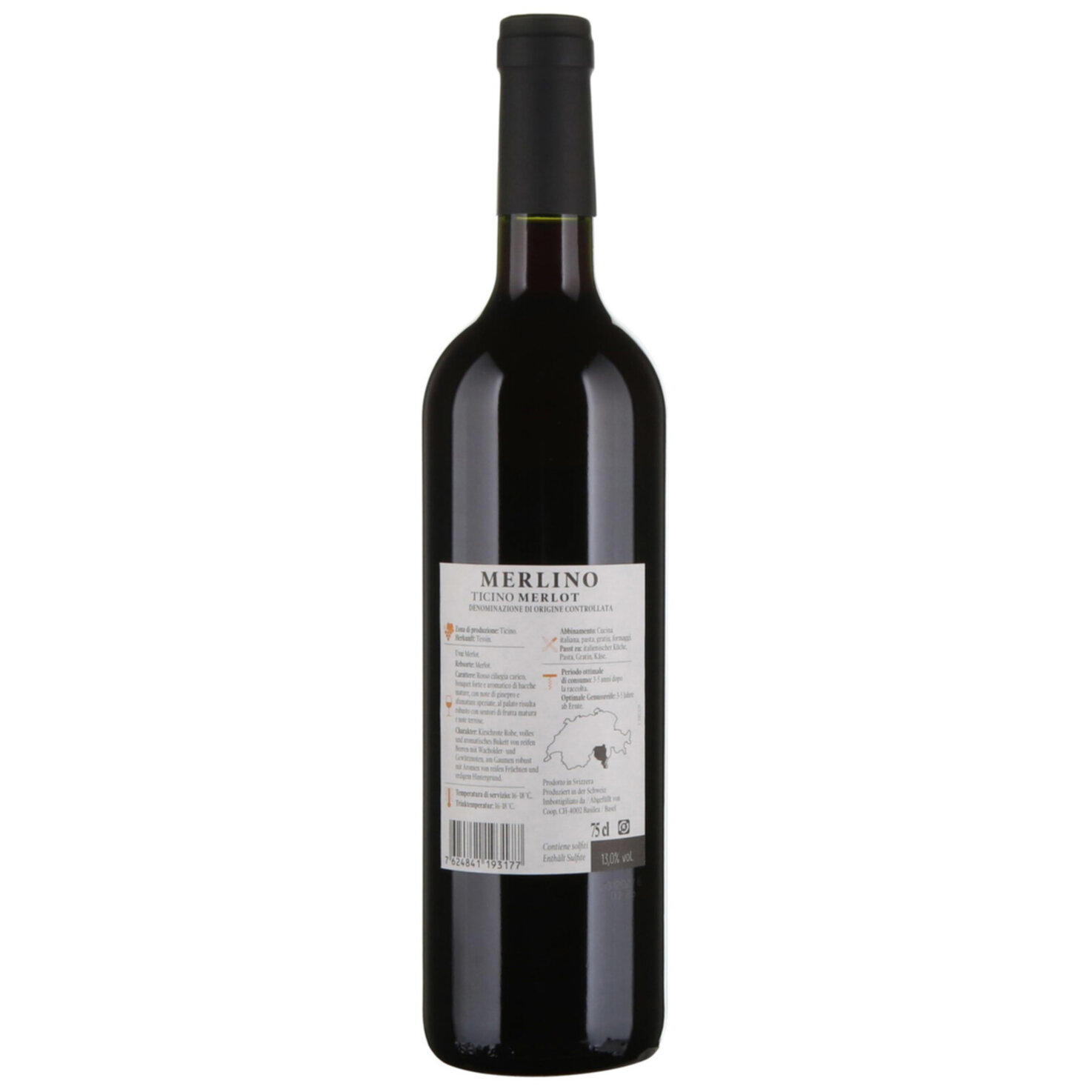Ticino DOC Merlot Merlino -75cl