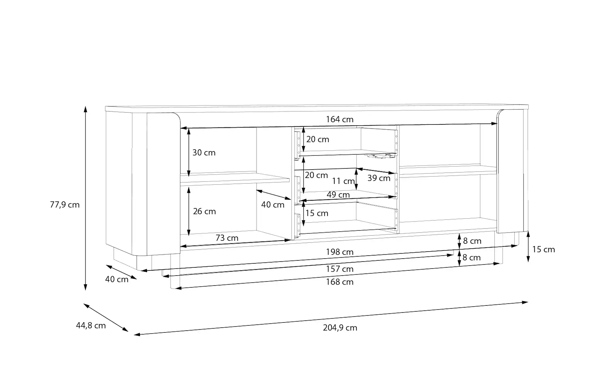 Sideboard Softclose Santori