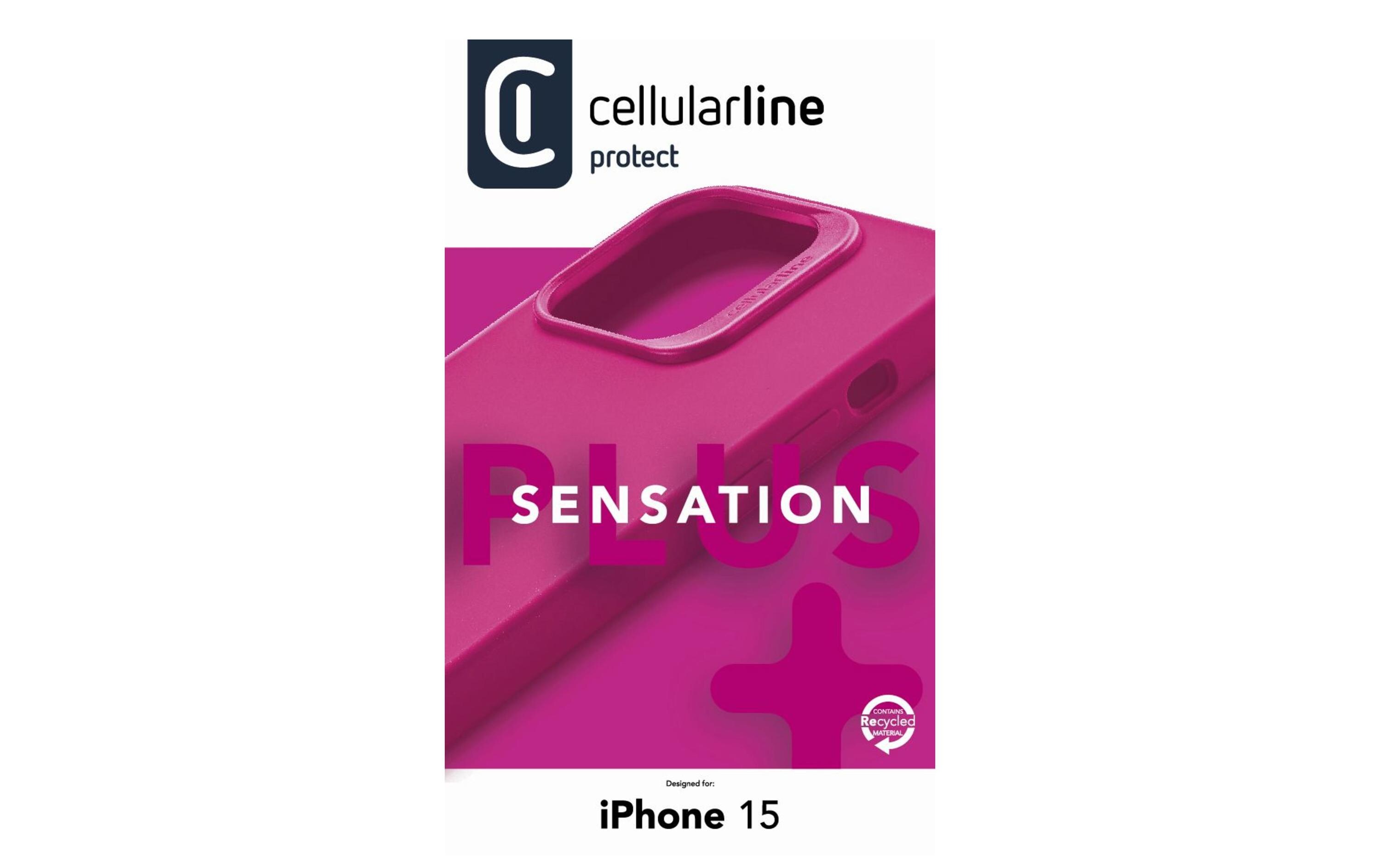 Back Cover Sensation+ iPhone 15 PinkSchutzhülle für das Apple iPhone 15