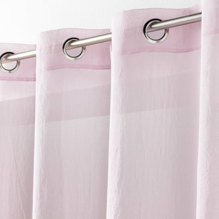 PANNEAU A OEILLETS 140X240CM TELMA ROSE
