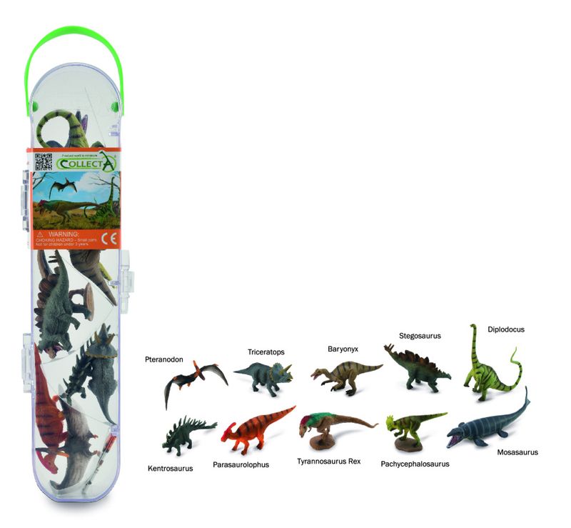 CollectA 10 Miniatyrfigurer - Dinosaurer