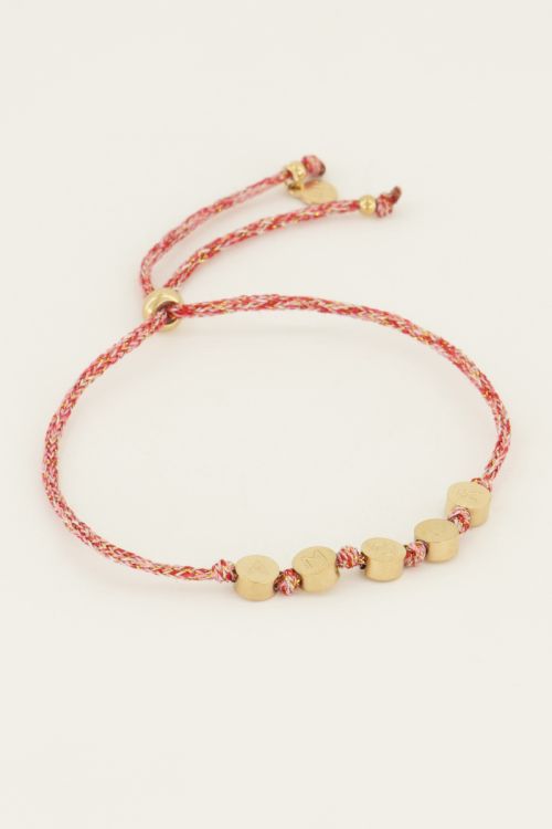 Touw armband amour