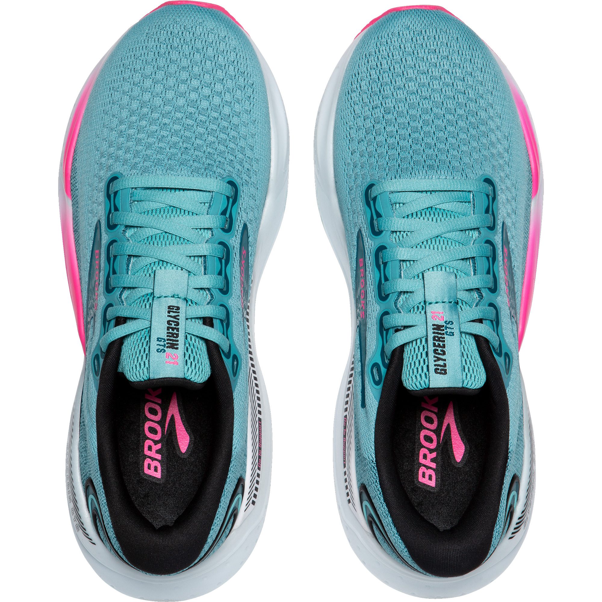 Brooks Glycerin GTS 21 Laufschuhe Damen moroccan blue