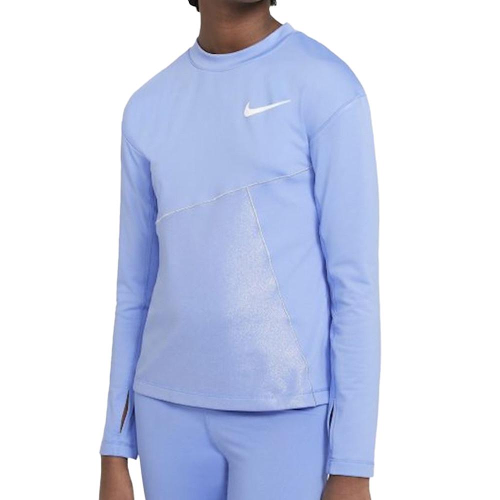 Nike T-Shirt Violet Fille Nike Pro Warm