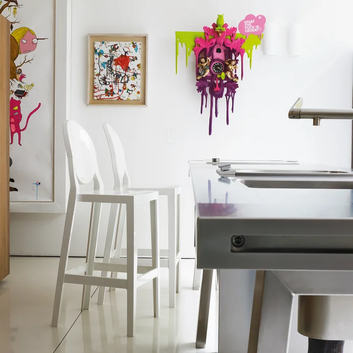 Kartell - One More Barhocker, H 65 cm, bernstein