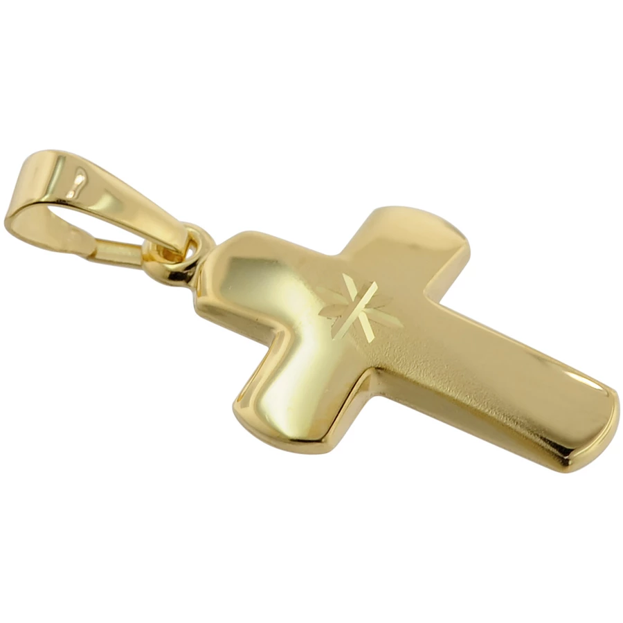 trendor Kreuz-Anhänger für Kinder Gold 333 gold