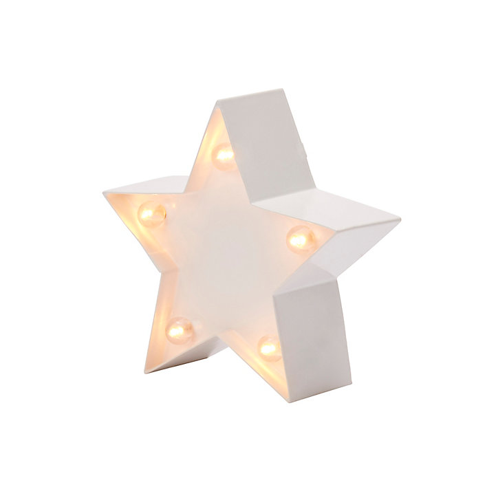Etoile 3D blanche 9,2 cm LED blanc chaud