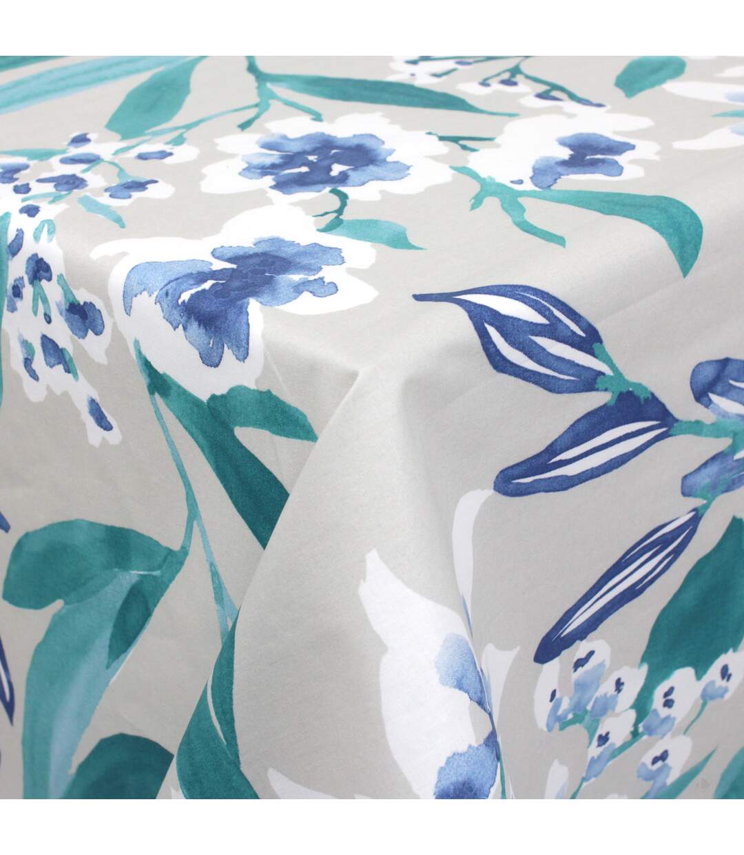 Nappe rectangle 160x350 cm ANITA vert emeraude coton +
