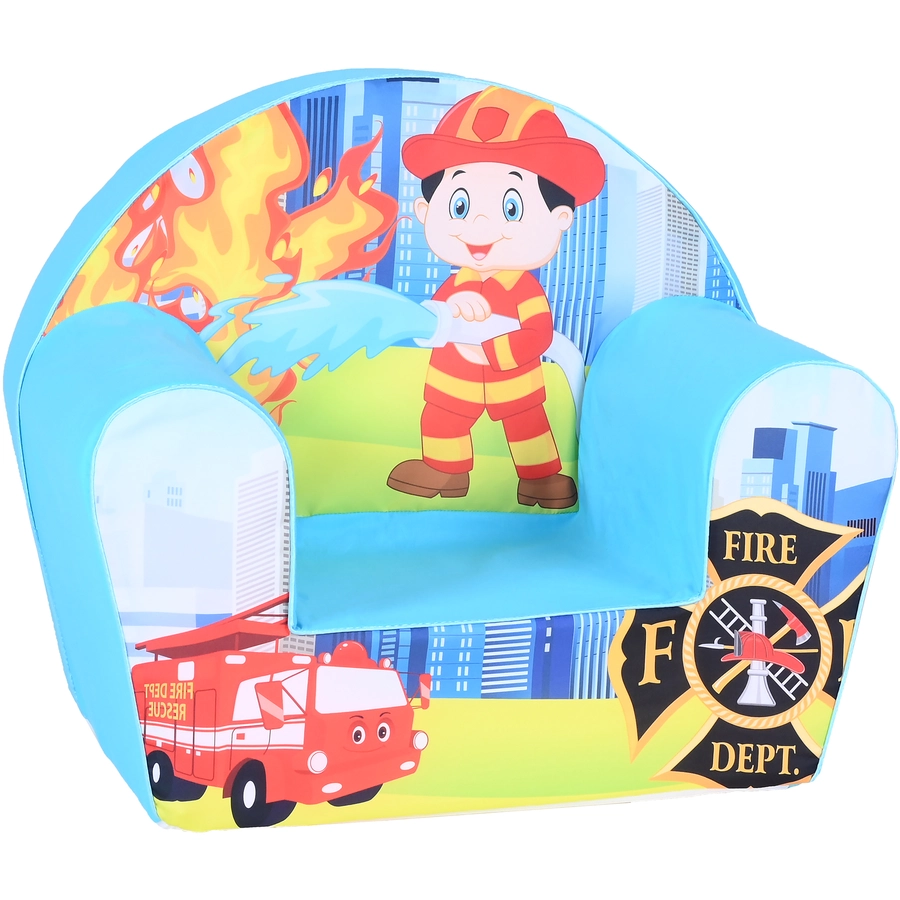knorr toys® Kindersessel Fireman blau