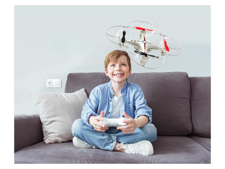 Bestuurbare helikopter of quadcopter
