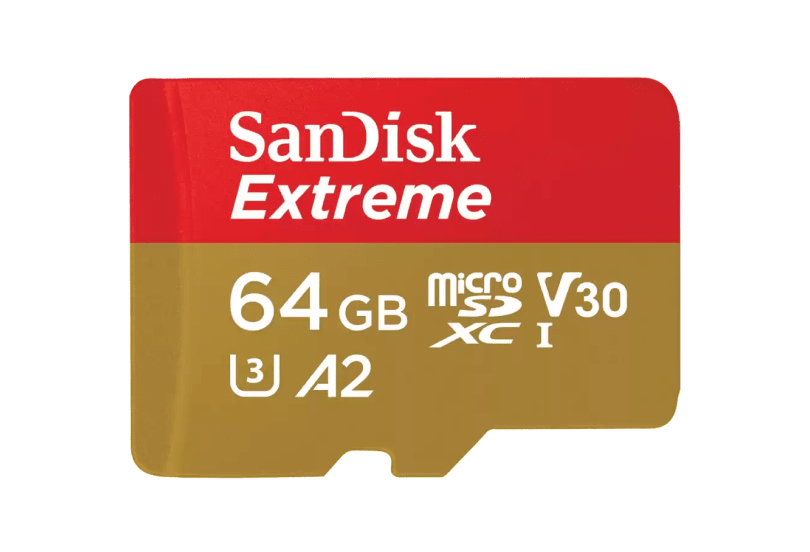 SanDisk Extreme 64GB microSDXC(Speicherkarte für GoPro Kameras)