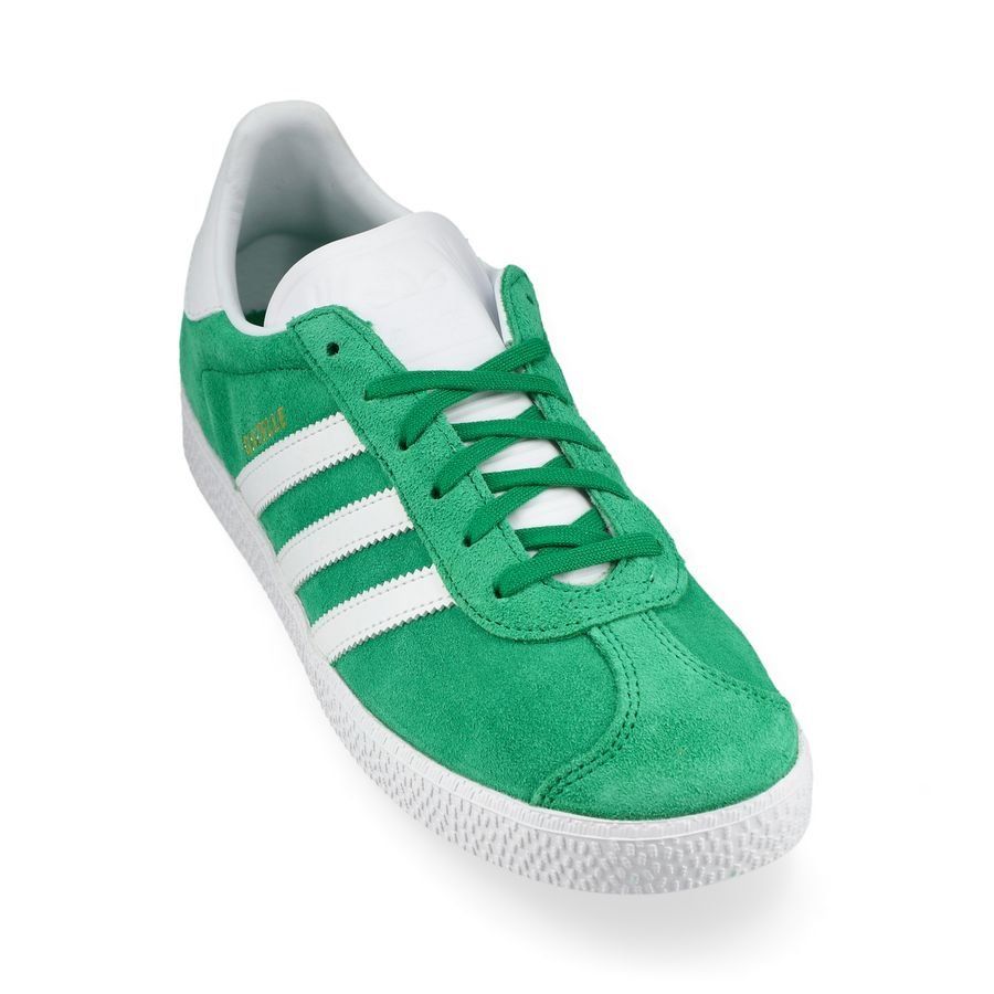adidas Originals Chaussures Gazelle - Vert/Blanc/Doré Enfant