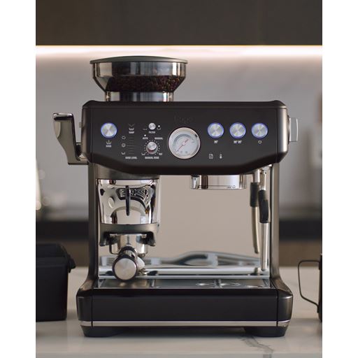 Sage The Barista Express Impress Kaffemaskine, Black Truffel